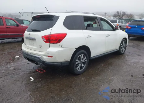 2017 Nissan Pathfinder Sl z USA, uszkodzony, nr VIN 5N1DR2MM4HC670916